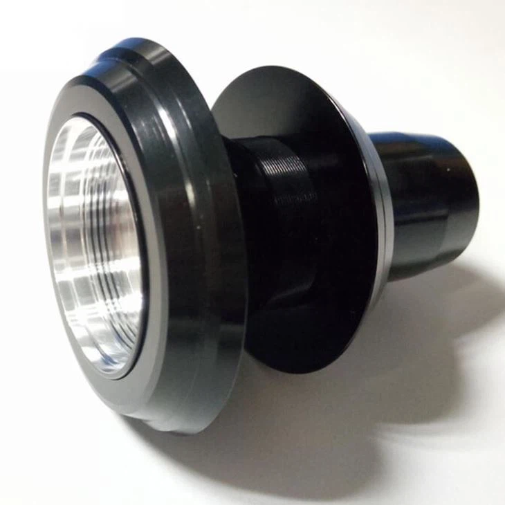 অ্যানোডাইজড অ্যালুমিনিয়াম কর্নার সংযোগকারী সিএনসি মেশিনিং যন্ত্রাংশ